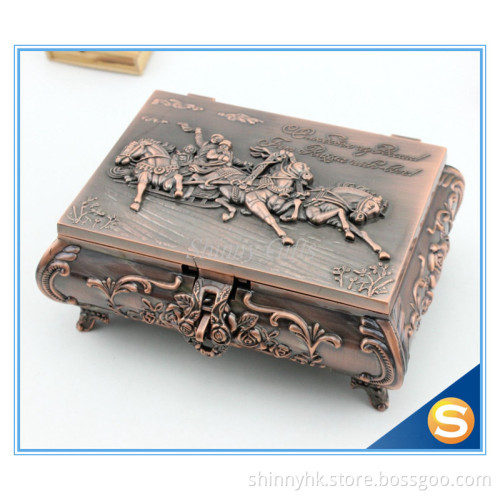 Shinny Gifts Oriental Antique Jewelry Box for Jewellery Packing Decorative